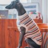Designer Dog Clothes | Colorful Crochet Knit Sweater |