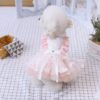 baby pink frock for pet