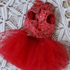red frock for pet at affordable prices