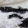Real Feather Wing decorated with pearl and gem for pet dog cat rabbit