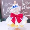 Uploaded to: Luxury Halloween Snow White Dog costume clothes | Dog princess dress