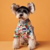 cartton dog portrait pet dog shirt